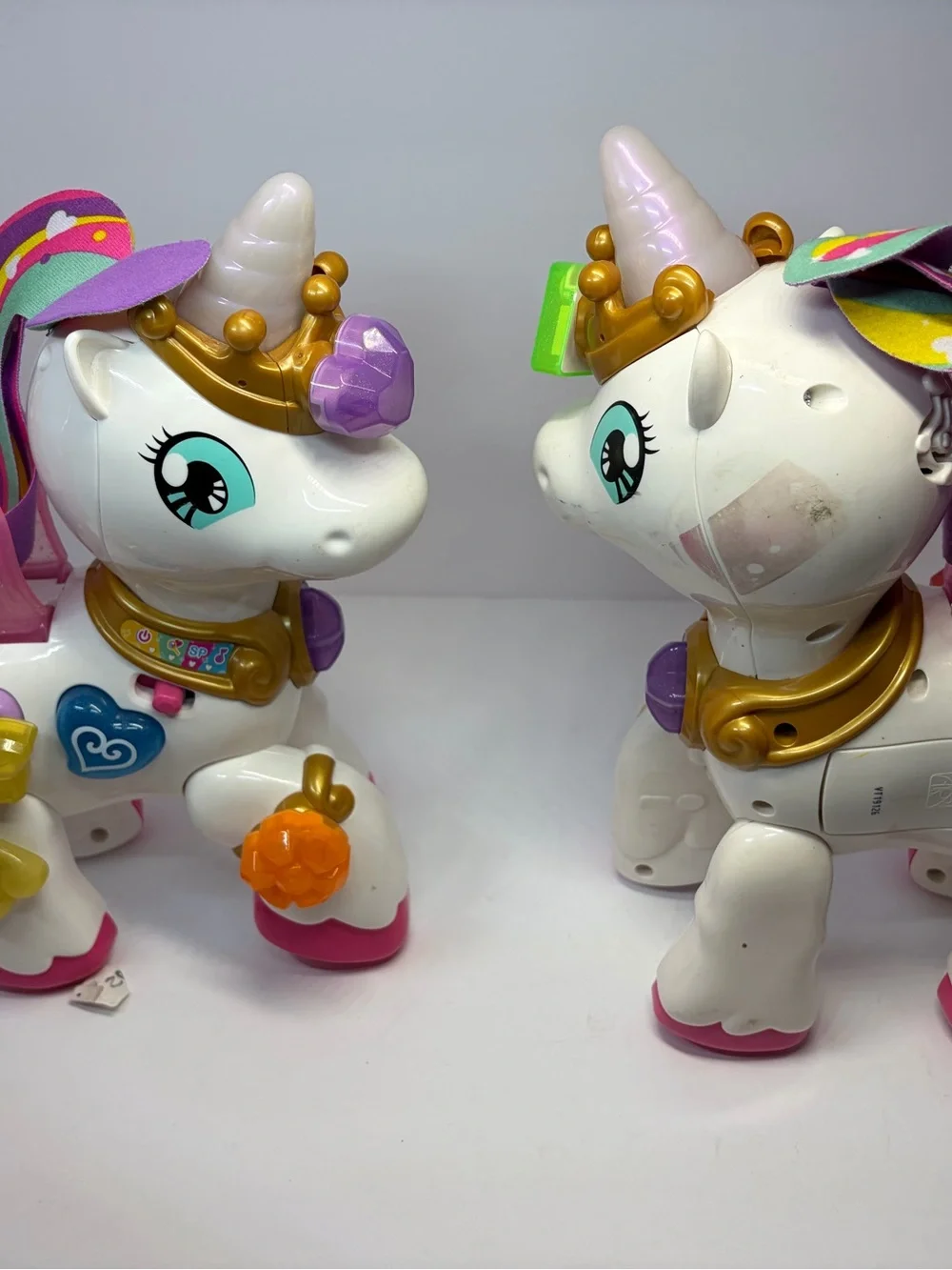 Magical White Unicorn Toy with Pink Wings - Kids Interactive Playset